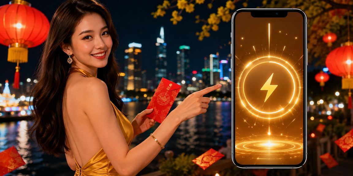 Không khí lễ hội phong bao đỏ và đèn lồng tại TP.HCM trong dịp chơi casino high roller