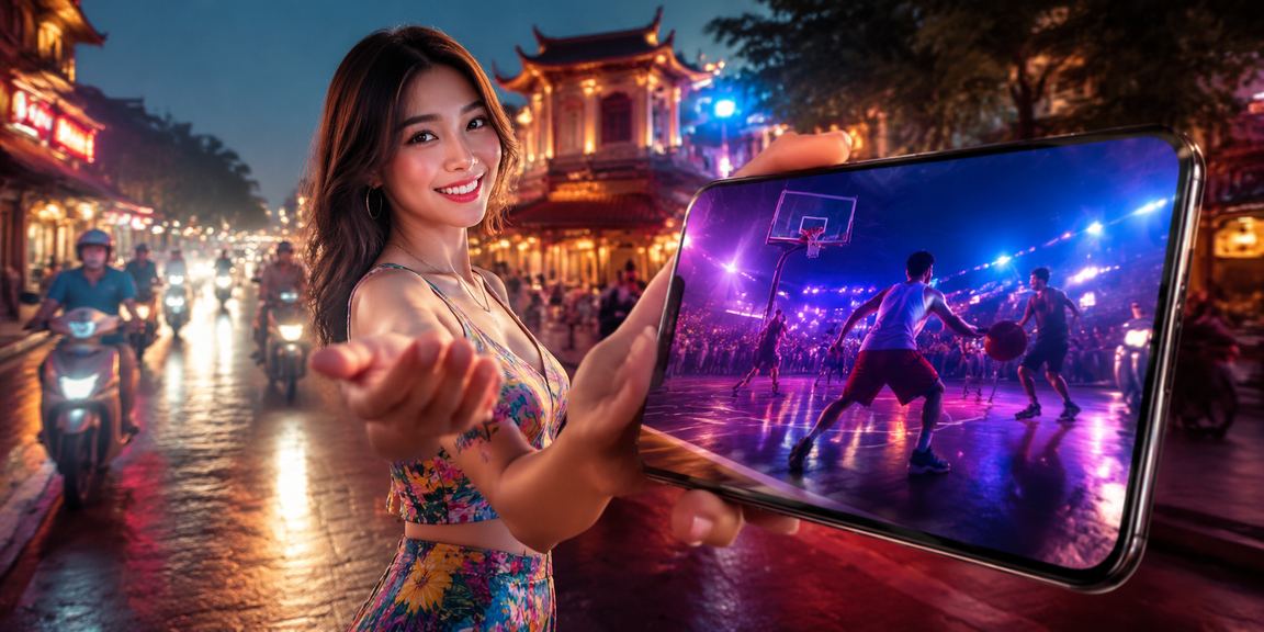 Không gian casino trực tuyến sôi động tại Việt Nam về đêm